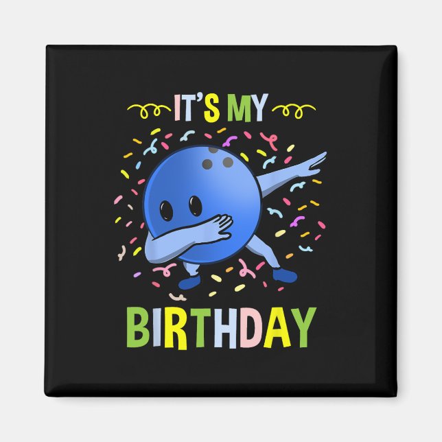 Imán Es mi cumpleaños bolera, Byll (Frente)