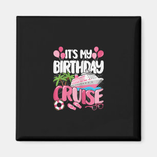 Imán Es mi cumpleaños Crucero Rosa Lindo Viaje al Mar M