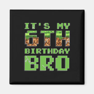 Imán Es mi cumpleaños número 6 Cumpleaños de 6 años Jue