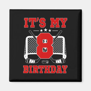 Imán Es Mi Cumpleaños Número 8 Tema De Hockey Sobre Hie