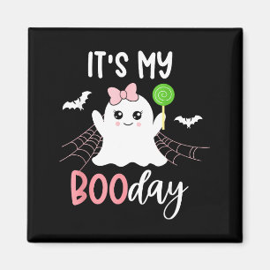 Imán Es Mi Día de Boo Cute Cumpleaños de Halloween Fant