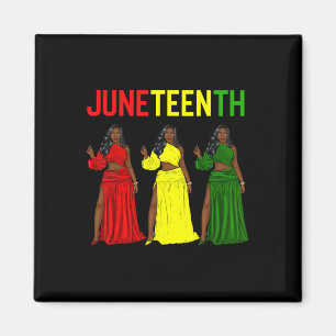 Imán Es mi Día de la Independencia Melanin Afro Mujeres