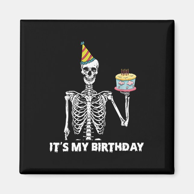 Imán Es mi fiesta de cumpleaños feliz cumpleaños de Hal (Frente)
