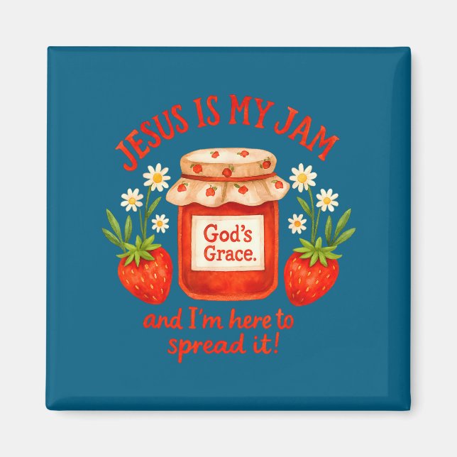 Imán Es mi jam de Jesús fe cristiana (Frente)