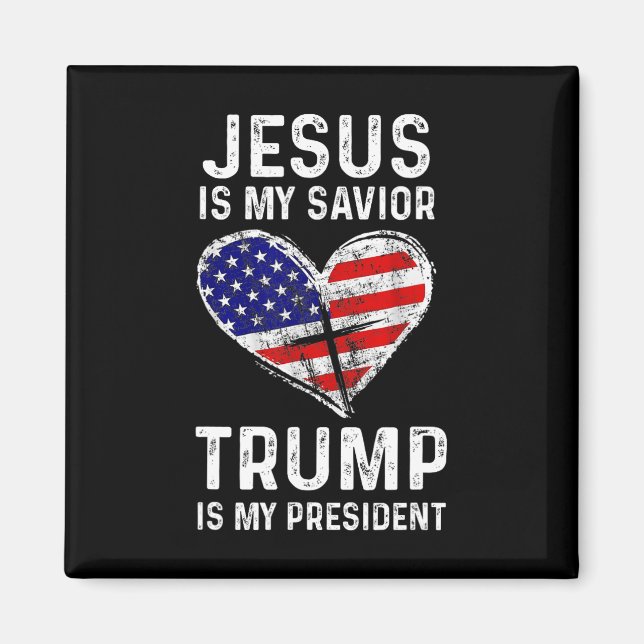 Imán ¿Es mi salvador Trump mi presidente 2? (Frente)
