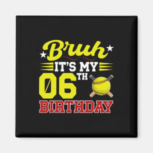 Imán Es mi sexto cumpleaños, jugador de software de 6 a
