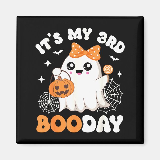 Imán Es mi tercer día de Boo, divertido fantasma de Hal (Frente)