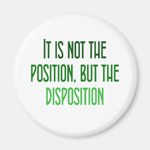Imán Es no el posición, sino la disposición