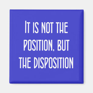 Imán Es no el posición, sino la disposición