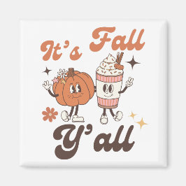 Imán Es Otoño, ¡todos! Latte de Especias de Calabaza