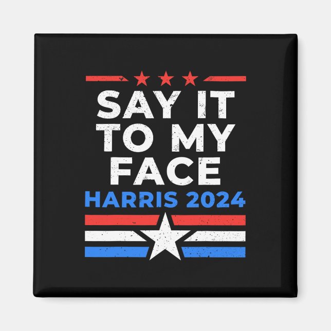 Imán Es Para Mi Gente De Cara Votar A Harris Walz (Frente)