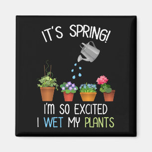 Imán ¡Es primavera! Estoy tan emocionado que mojé mis