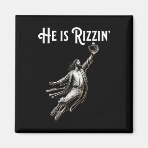 Imán Es Rizzin Jesús Jugando A La Diversión Del Béisbol