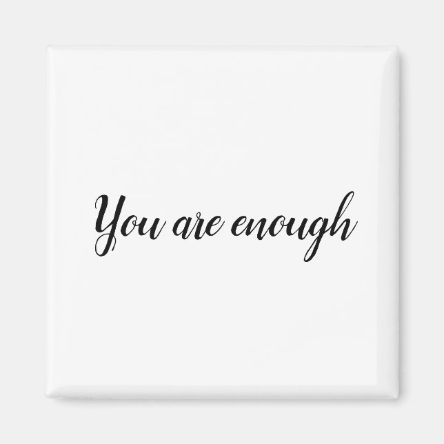 Imán Es Suficiente Cita Simple (Frente)