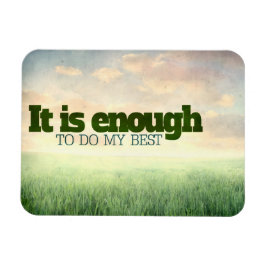 Imán "Es suficiente para hacer lo mejor que pueda" Moti