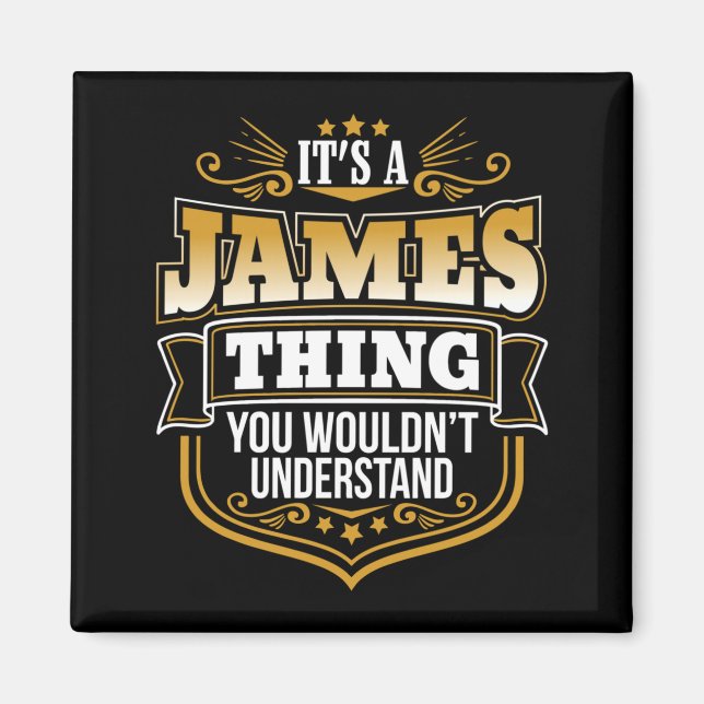 Imán Es un asunto de James que no entenderías Divertido (Frente)