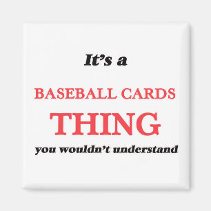 Imán Es un asunto de las tarjetas de béisbol, no te qu