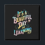 Imán Es un bello día para aprender de vuelta a la escue<br><div class="desc">Es un bello día para aprender de vuelta a la escuela</div>