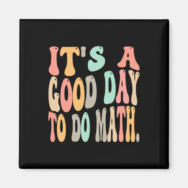 Imán es un buen día para hacer matemáticas para enseñar (Frente)