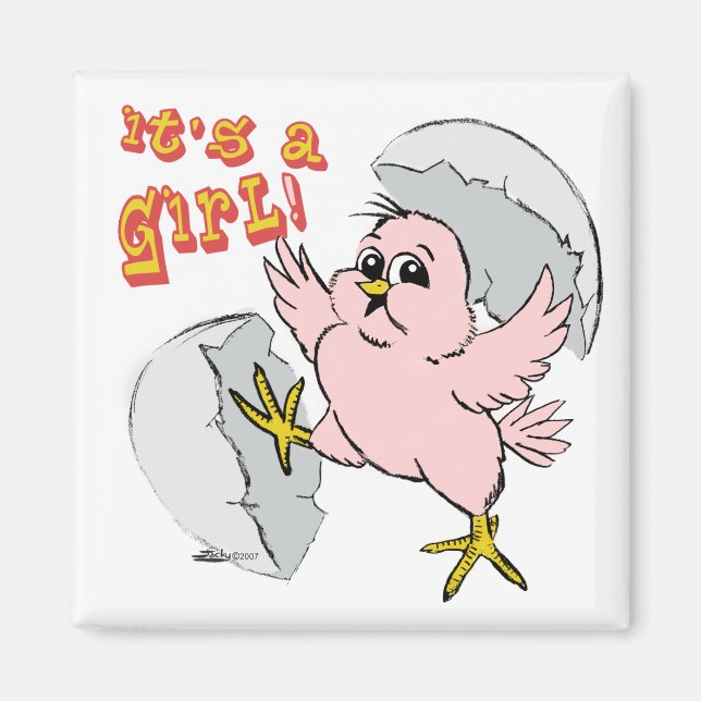 Imán ¡Es un Chica! (Frente)