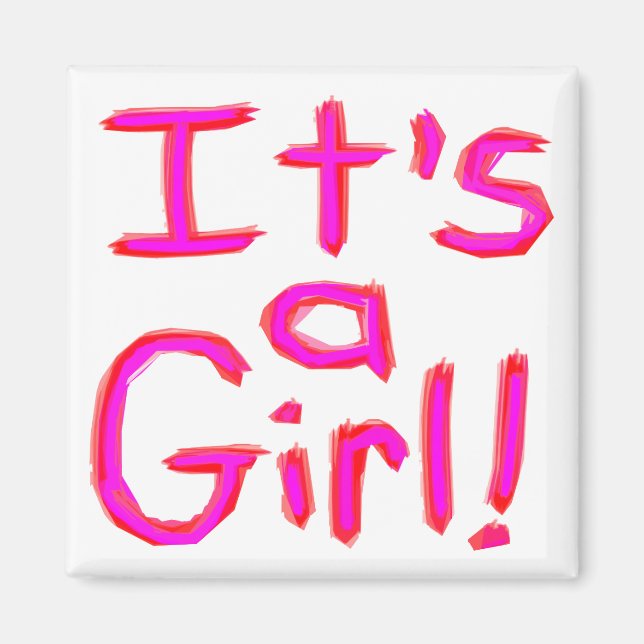 Imán ¡Es un Chica! (Frente)