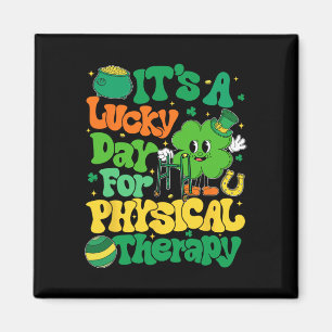 Imán Es un día de suerte para la terapia física St Patr