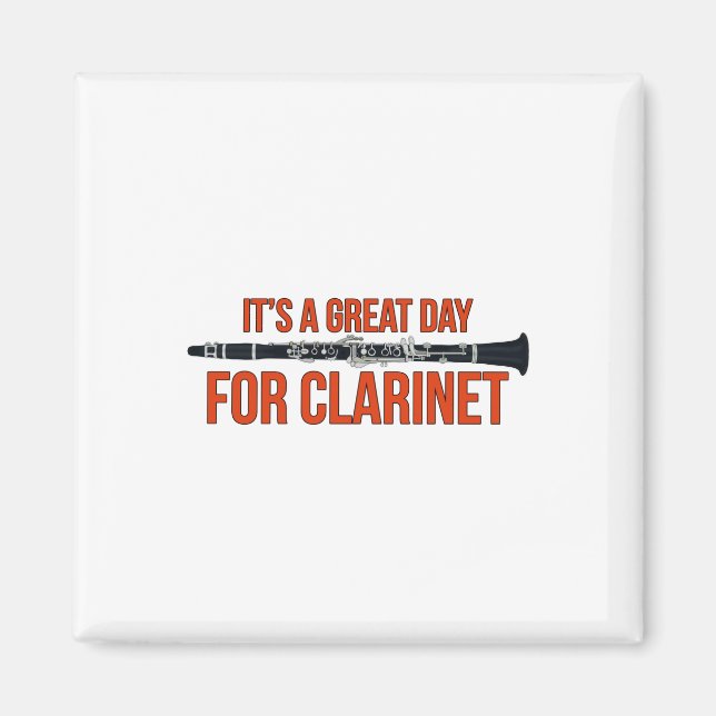 Imán Es un gran día para el Clarinet (Frente)