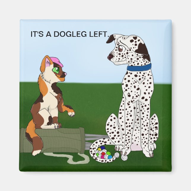 IMÁN ES UN PERRO A LA IZQUIERDA (Frente)