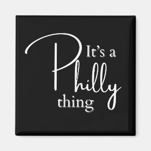 Imán Es un refrigerador Philly Thing