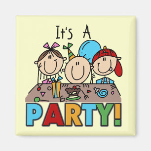 Imán Es una camiseta de fiesta de cumpleaños y regalos