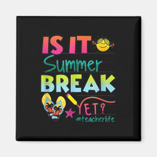 Imán ¿Es vacaciones de verano, pero aprecio de los prof