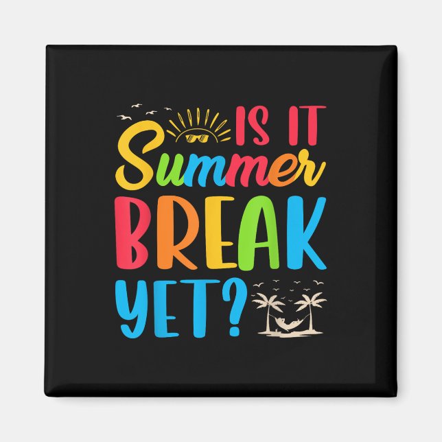 Imán ¿Es vacaciones de verano, pero profesor de fin de  (Frente)