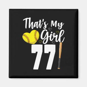 Imán Esa es mi chica número #77 Softll número 77