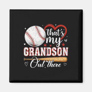 Imán Esa es mi nieto ahí fuera, abuela de béisbol.