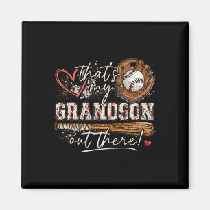 Imán Esa es mi nieto ahí fuera, abuela de béisbol.