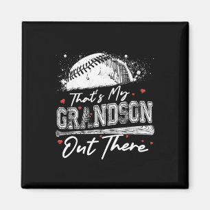 Imán Esa es mi nieto ahí fuera, abuela Moth de béisbol