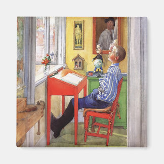 Imán Esbjorn Haciendo su tarea personal por Carl Larsso