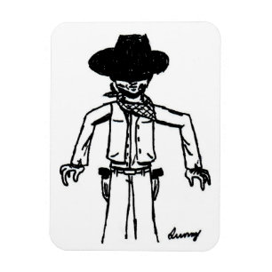 Imán Esbozo Cowboy Magnate flexible