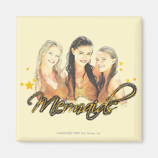 Imán Esbozo de Mermaid (Frente)