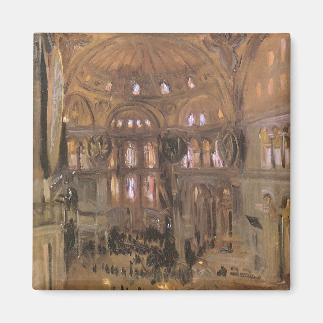 Imán Esbozo de Santa Sofía por John Singer Sargent (Frente)