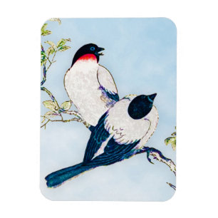 Imán Esbozo de tinta japonesa vintage de las muletas