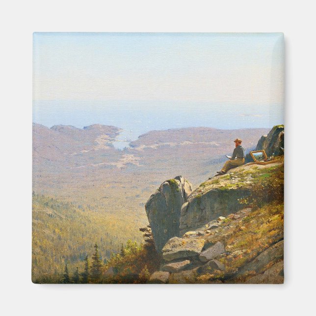 Imán Esbozo en el Monte by Sanford Robinson Gifford (Frente)