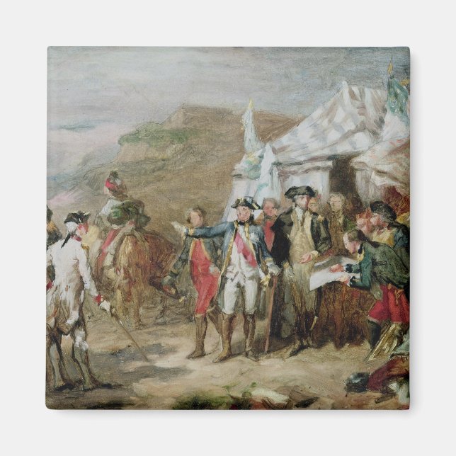 Imán Esbozo para la batalla de Yorktown (Frente)