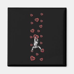 Imán Escalada de montaña sostiene al El día de San Vale