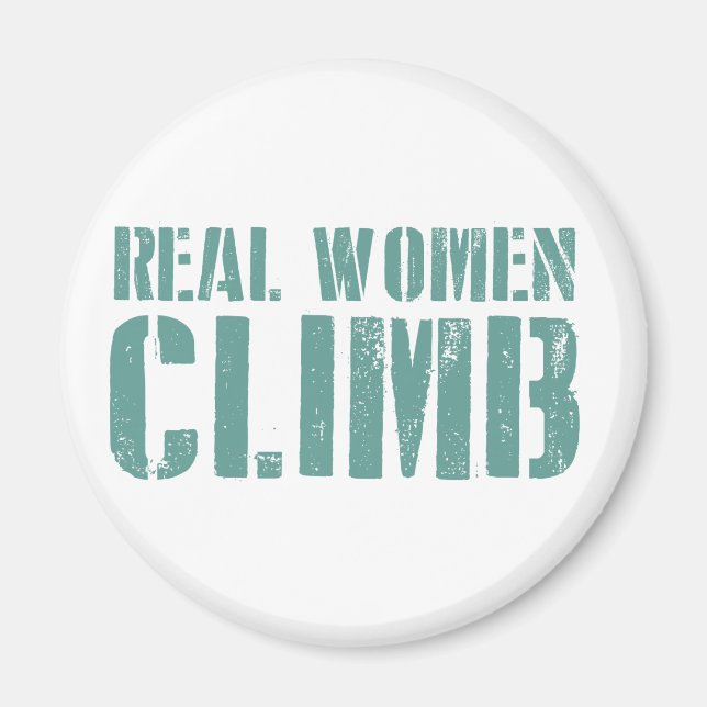 Imán Escalada de mujeres reales (Frente)