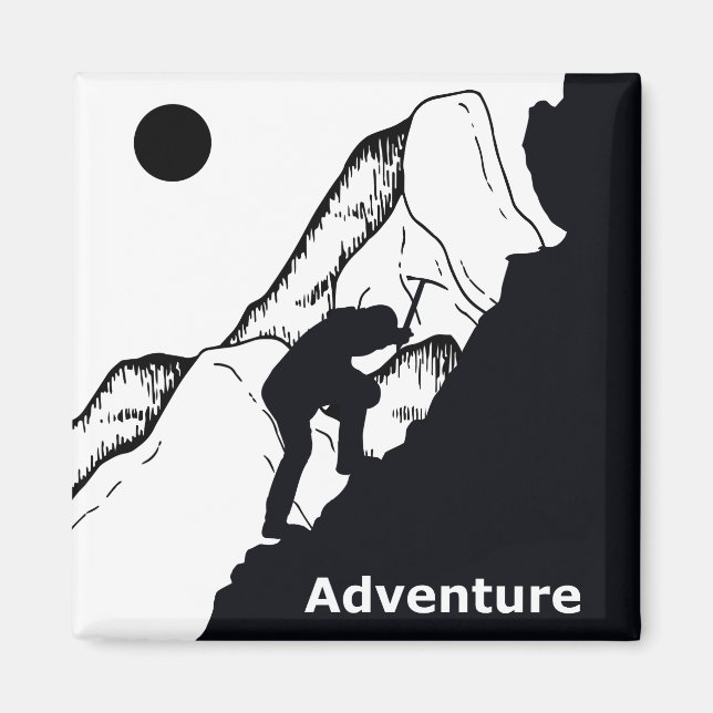 Imán escalada en roca (Frente)