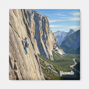 Imán Escalada en roca en el Parque Nacional Yosemite