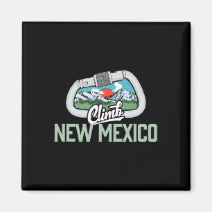 Imán Escalada Nuevo México Retro Rock Climbing Carabine