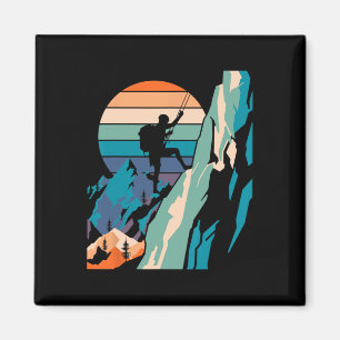 Imán Escalador Divertido De Roca Montañismo Bouldering 