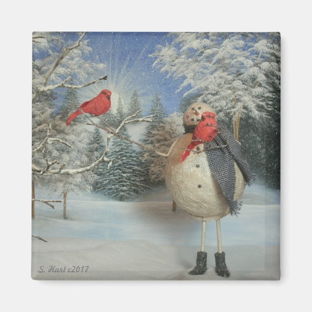 Imán Escalando con amigos (Frente)